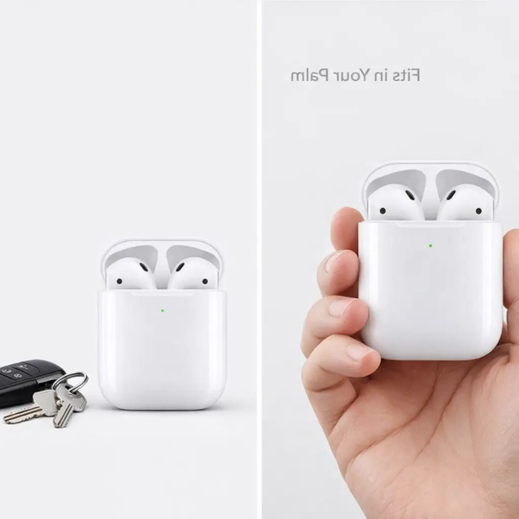 Wireless Earbuds 2nd Generation with Charging Case – Travel, Home Office