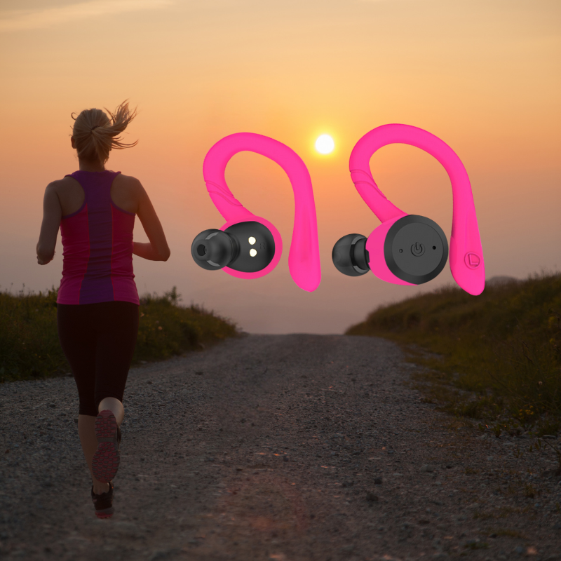 Wireless Sport Earbuds Bluetooth 5.0, IPX7 Waterproof – Fitness, Swimming