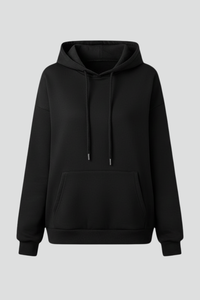 Women’s Hoodie with Drawstring Hood, Front Kangaroo Pocket – Casual, Everyday Wear