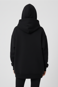 Hoodie with High Neck and Wide Hood for Women – Leisure, Everyday