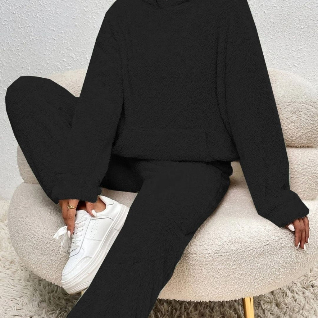 Women's Fleece Loungewear Set | Cozy Winter Tracksuit for Relaxation and Comfort