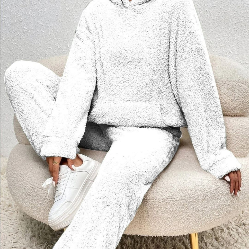 Women's Fleece Loungewear Set | Cozy Winter Tracksuit for Relaxation and Comfort