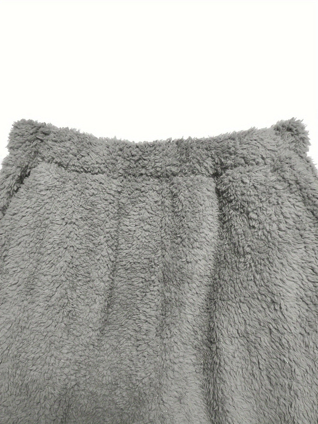 Women's Fleece Loungewear Set with Shawl Collar Hoodie & Trousers – Casual, Relaxing