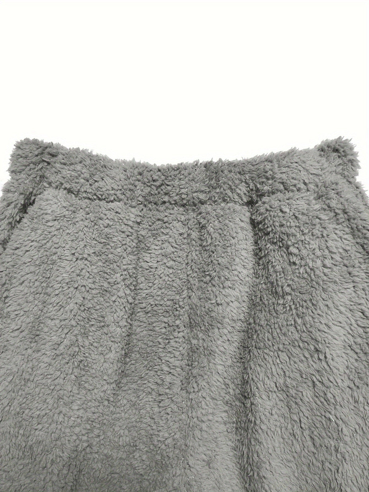Women's Fleece Loungewear Set with Shawl Collar Hoodie & Trousers – Casual, Relaxing