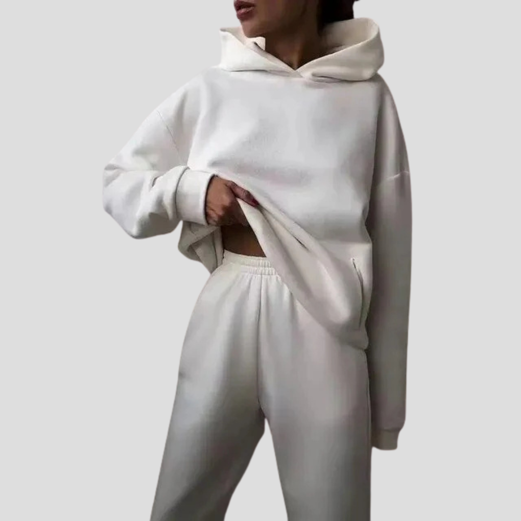 Women's Hoodie and Jogger Set Relaxed Lounge Wear – Casual, Everyday