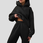 Women's Hoodie and Jogger Set Relaxed Lounge Wear – Casual, Everyday