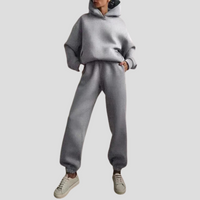 Women's Hoodie and Jogger Set Relaxed Lounge Wear – Casual, Everyday