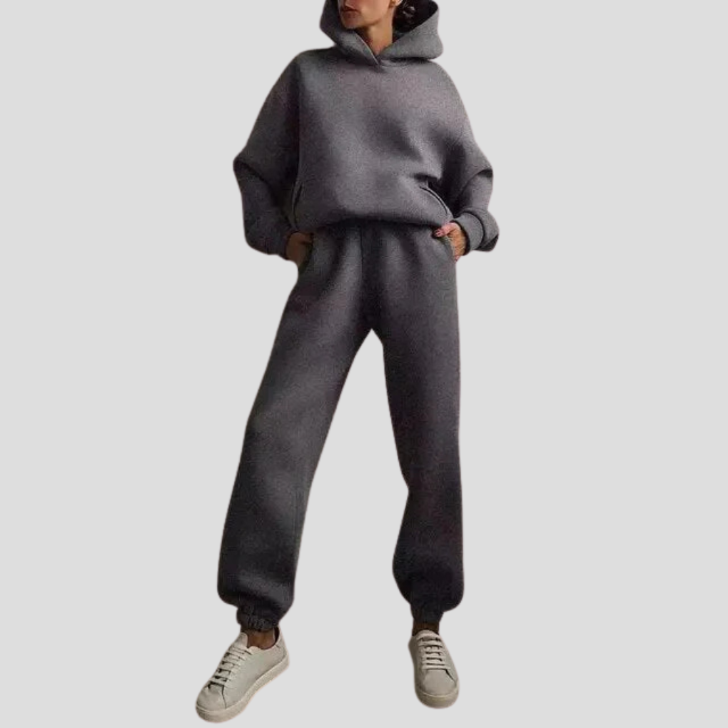 Women's Hoodie and Jogger Set Relaxed Lounge Wear – Casual, Everyday