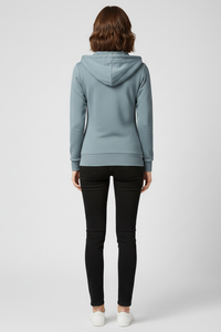 Women's Hoodie with Front Zipper, Kangaroo Pockets – Casual, Everyday Wear