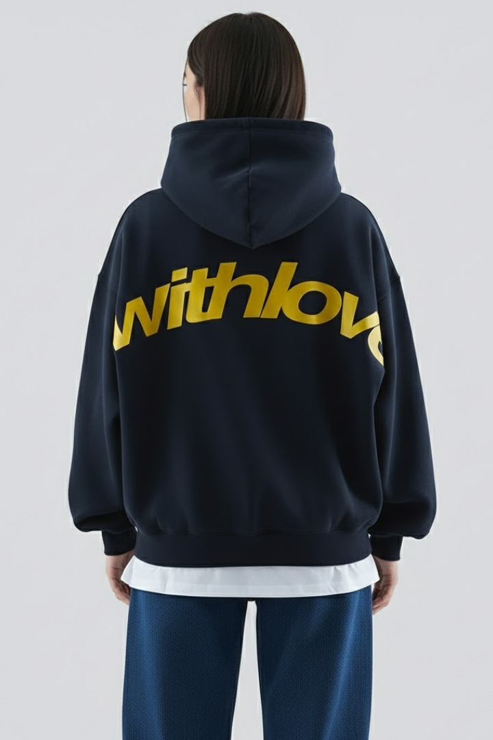 Women's Pullover Hoodie with Front Print – Casual, Everyday Wear