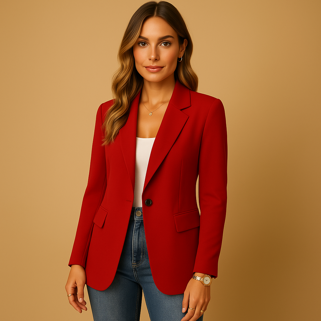 Women's Tailored Stretch Blazer | Versatile Office Wear | Comfortable Fit | Classic Design