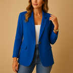 Women's Tailored Stretch Blazer | Versatile Office Wear | Comfortable Fit | Classic Design
