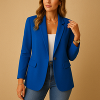 Women's Tailored Stretch Blazer | Versatile Office Wear | Comfortable Fit | Classic Design