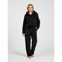 Women's Teddy Fleece Loungewear Set Hoodie & Trousers – Cozy, Relaxing