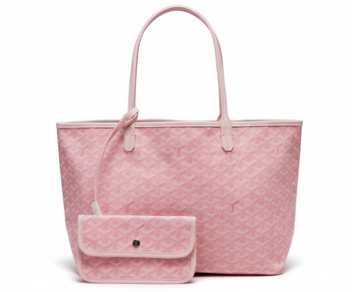 Women's Tote Bag with Matching Clutch – Casual, Everyday Use