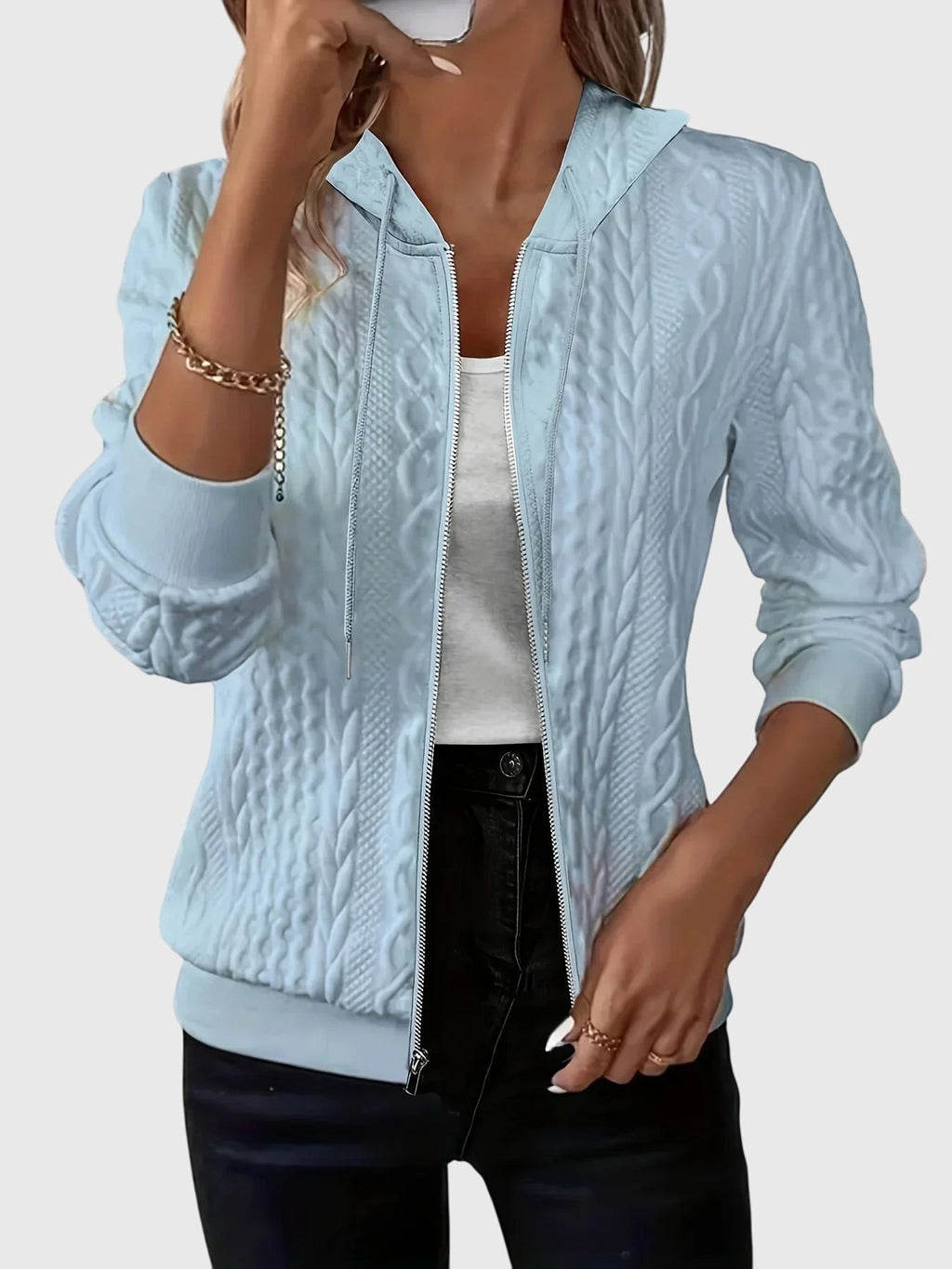 Women's Zipper Hoodie – Casual, Everyday Wear