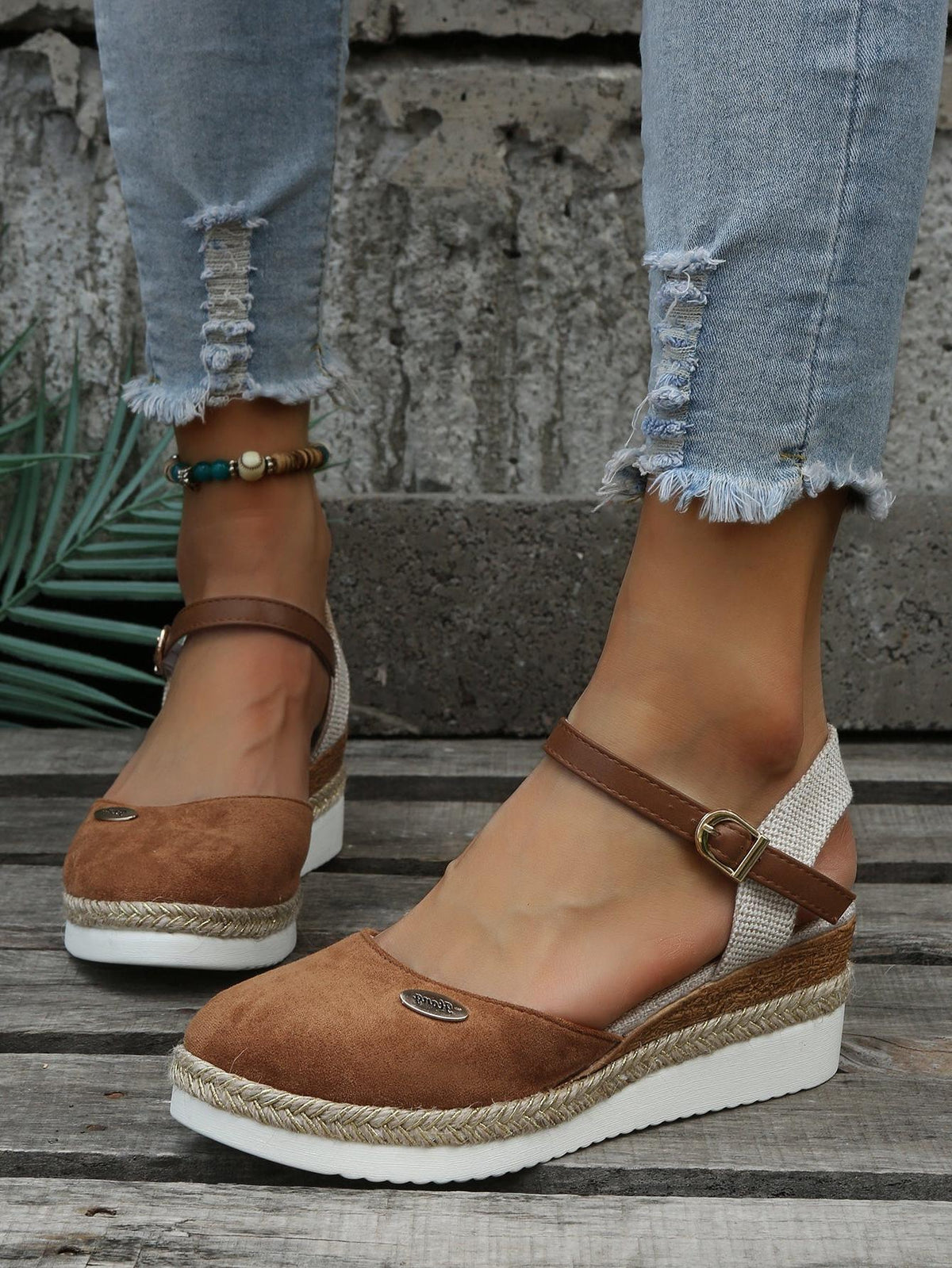 Woven Orthopedic Cushioned Sandals for Women UK – Smart Casual Holiday Wear Evening Footwear