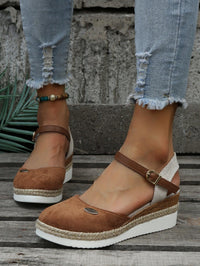 Woven Orthopedic Cushioned Sandals for Women UK – Smart Casual Holiday Wear Evening Footwear