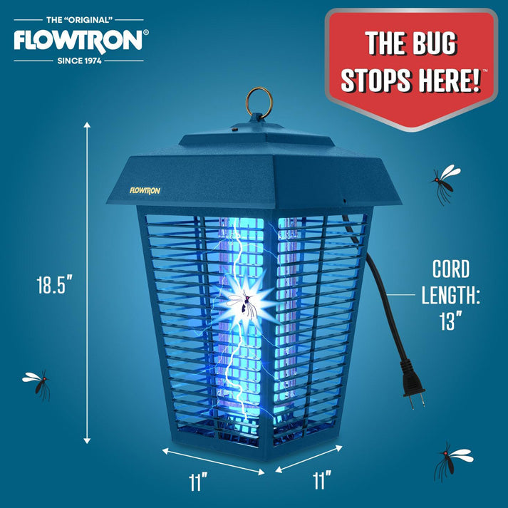 Flowtron Electric Bug Zapper 80W – Outdoor Pest Control, Garden Protection