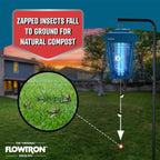 Flowtron Electric Bug Zapper 80W – Outdoor Pest Control, Garden Protection
