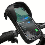Waterproof Phone Holder for Bicycle and Motorcycle – Handlebar Bag with 360° Rotation