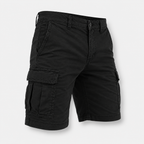 Cargo Shorts Men's Cotton Knee-Length Beige – Casual, Everyday Wear