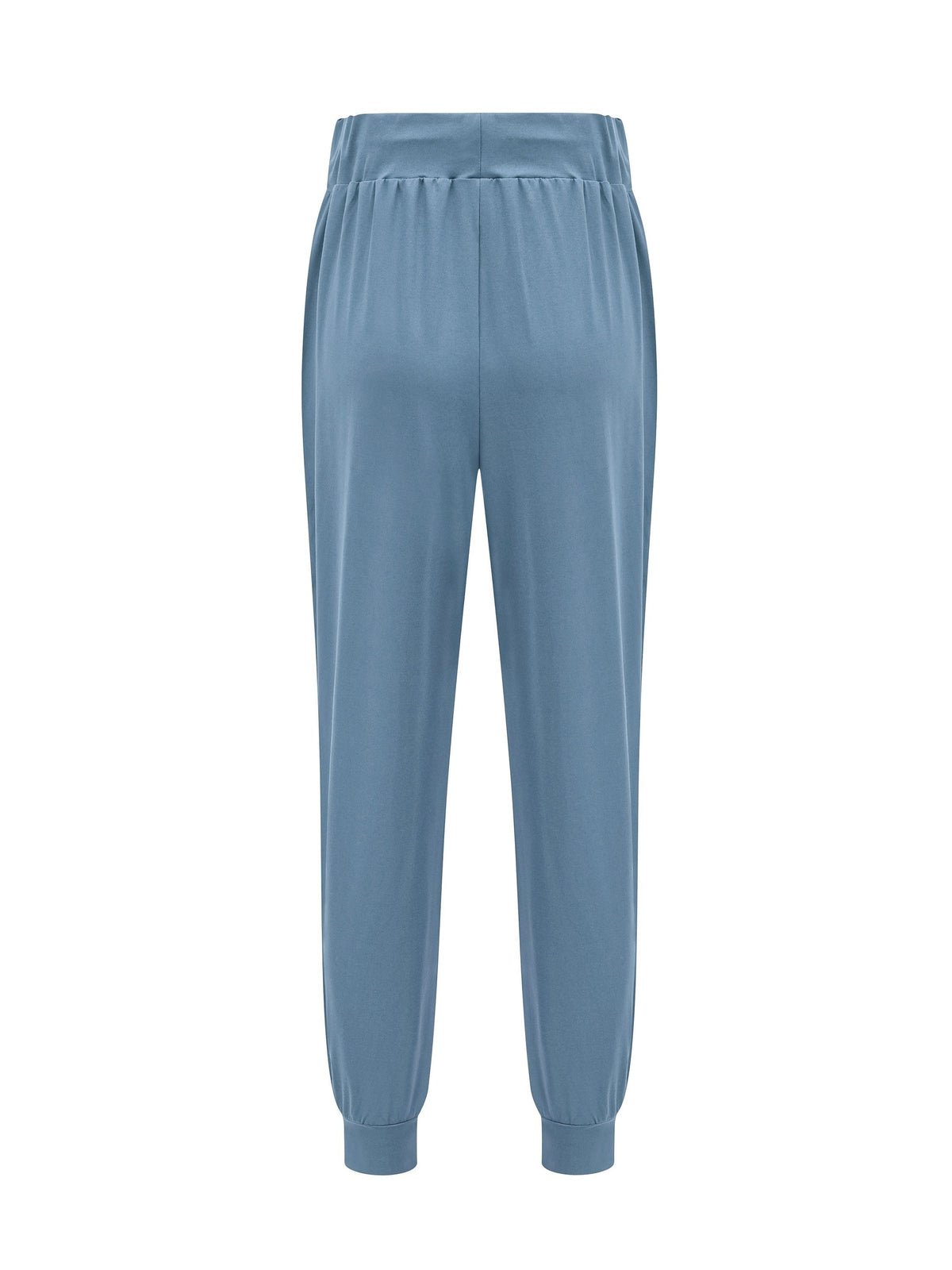 Women's Tapered Drawstring Joggers with Pockets, Yellow – Casual, Loungewear