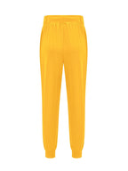 Women's Tapered Drawstring Joggers with Pockets, Yellow – Casual, Loungewear