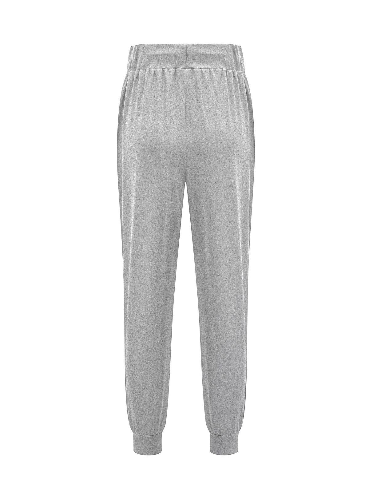 Women's Tapered Drawstring Joggers with Pockets, Yellow – Casual, Loungewear