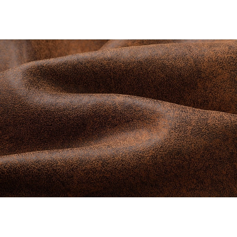Faux Suede Sherpa Fleece Winter Jacket Men's Brown – Casual, Warm Outerwear