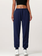 Fleece Joggers Women's Drawstring Sweatpants Elastic Waist – Casual, Home Loungewear