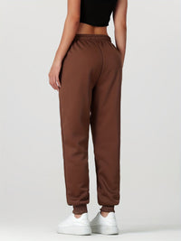 Fleece Joggers Women's Drawstring Sweatpants Elastic Waist – Casual, Home Loungewear