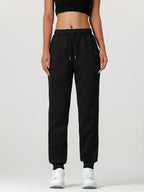 Fleece Joggers Women's Drawstring Sweatpants Elastic Waist – Casual, Home Loungewear