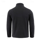 Fleece Jacket Men's Full-Zip Green – Casual, Outdoor