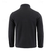 Fleece Jacket Men's Full-Zip Green – Casual, Outdoor