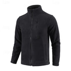 Fleece Jacket Men's Full-Zip Green – Casual, Outdoor
