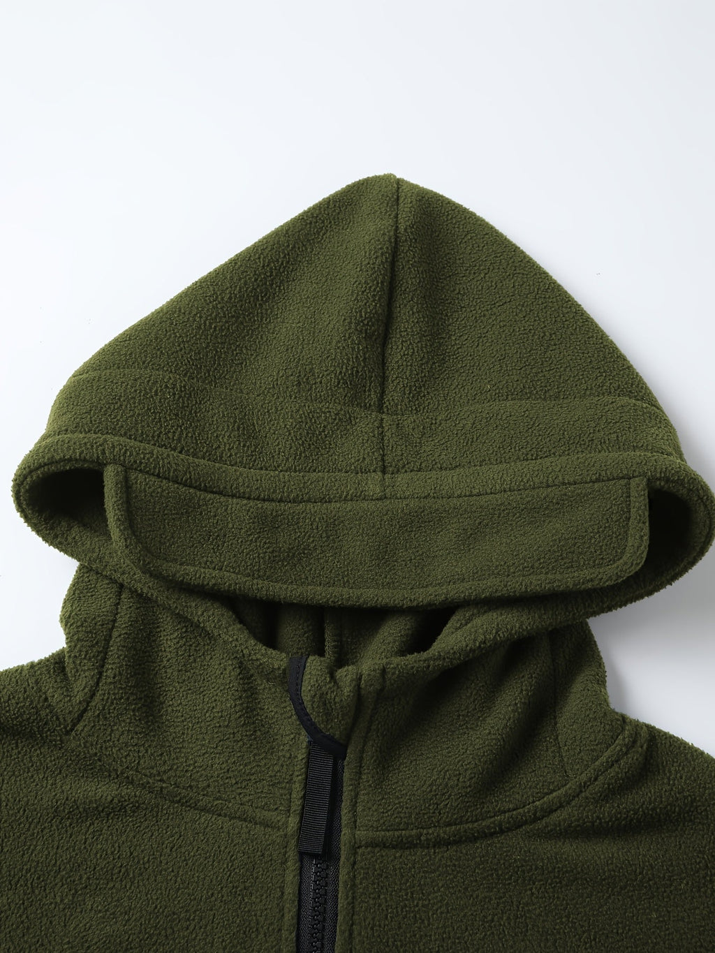 Fleece Tactical Jacket Men's Gray Hooded Full-Zip – Outdoor, Casual