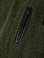 Fleece Tactical Jacket Men's Gray Hooded Full-Zip – Outdoor, Casual