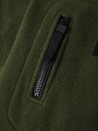 Fleece Tactical Jacket Men's Gray Hooded Full-Zip – Outdoor, Casual