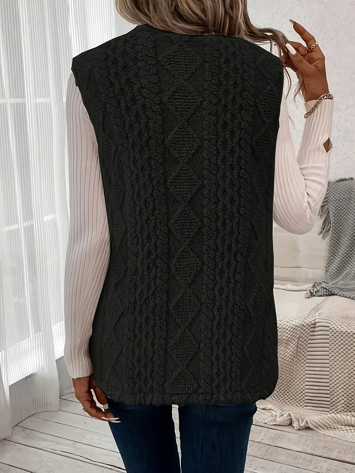 Fleece Vest Women's Sleeveless with Pockets – Casual, Layering
