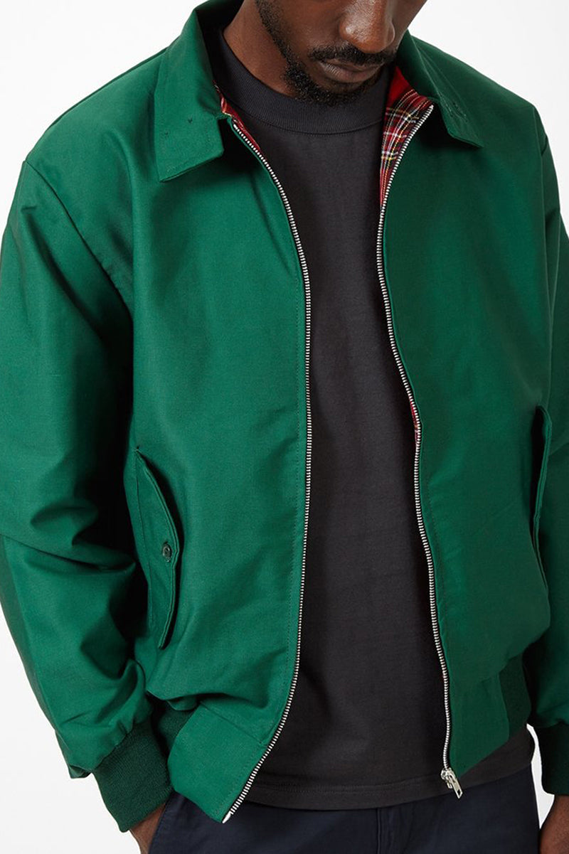 Harrington Jacket Men's Navy with Tartan Lining – Casual, Office