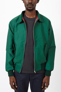 Harrington Jacket Men's Navy with Tartan Lining – Casual, Office