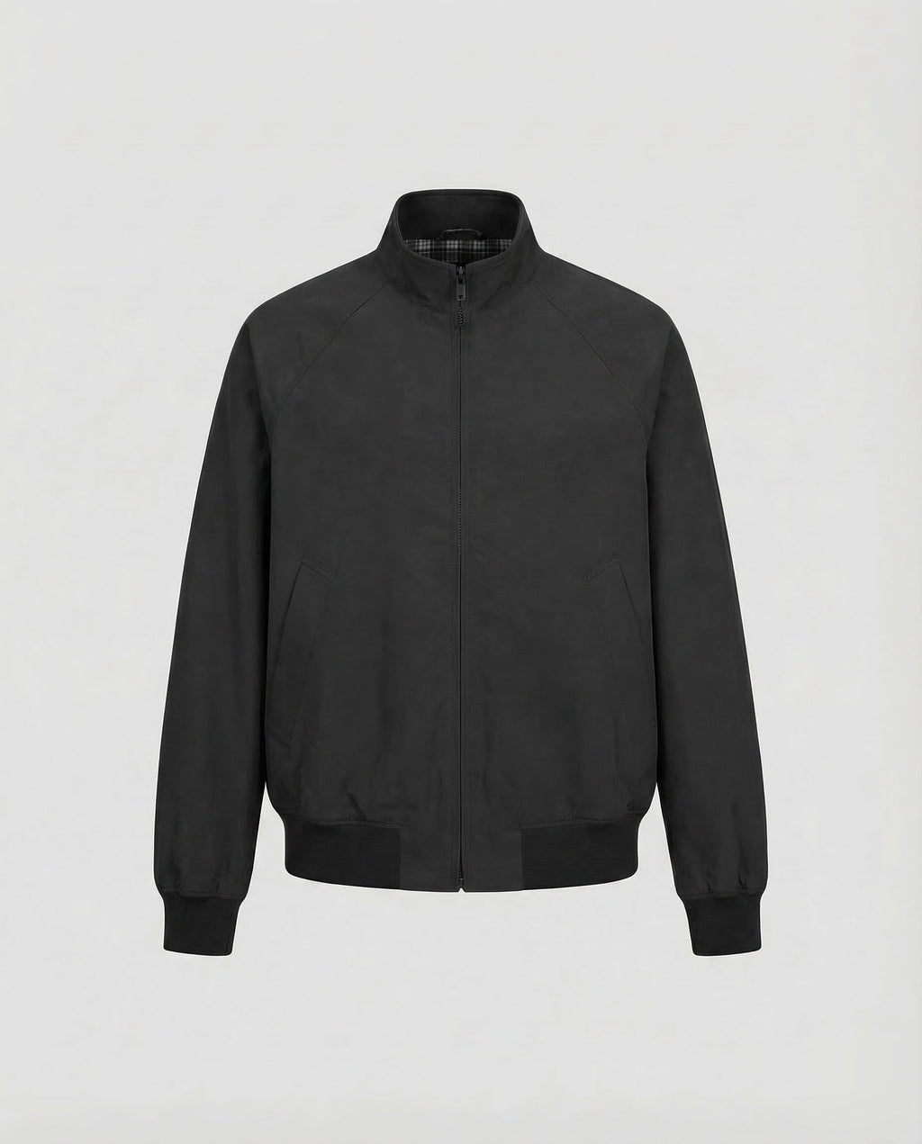 Harrington Jacket Men's Olive Green Full-Zip – Casual, Office