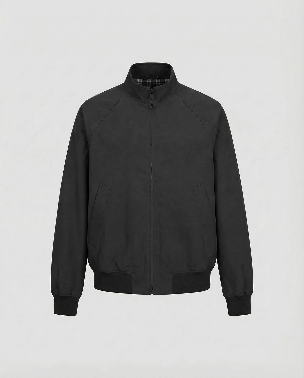 Harrington Jacket Men's Olive Green Full-Zip – Casual, Office