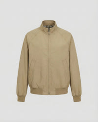 Harrington Jacket Men's Olive Green Full-Zip – Casual, Office