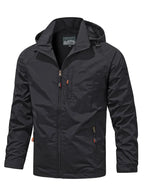 Hooded Shell Jacket Men's Lightweight – Hiking, Casual Outdoor