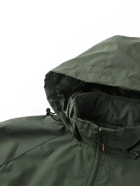 Hooded Shell Jacket Men's Lightweight – Hiking, Casual Outdoor