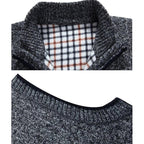 Knit Sweater Vest Men's Zip-Up Fleece Lined Gray – Casual, Office