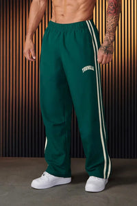 Men's Baggy Joggers Burgundy Side Stripe – Gym, Casual