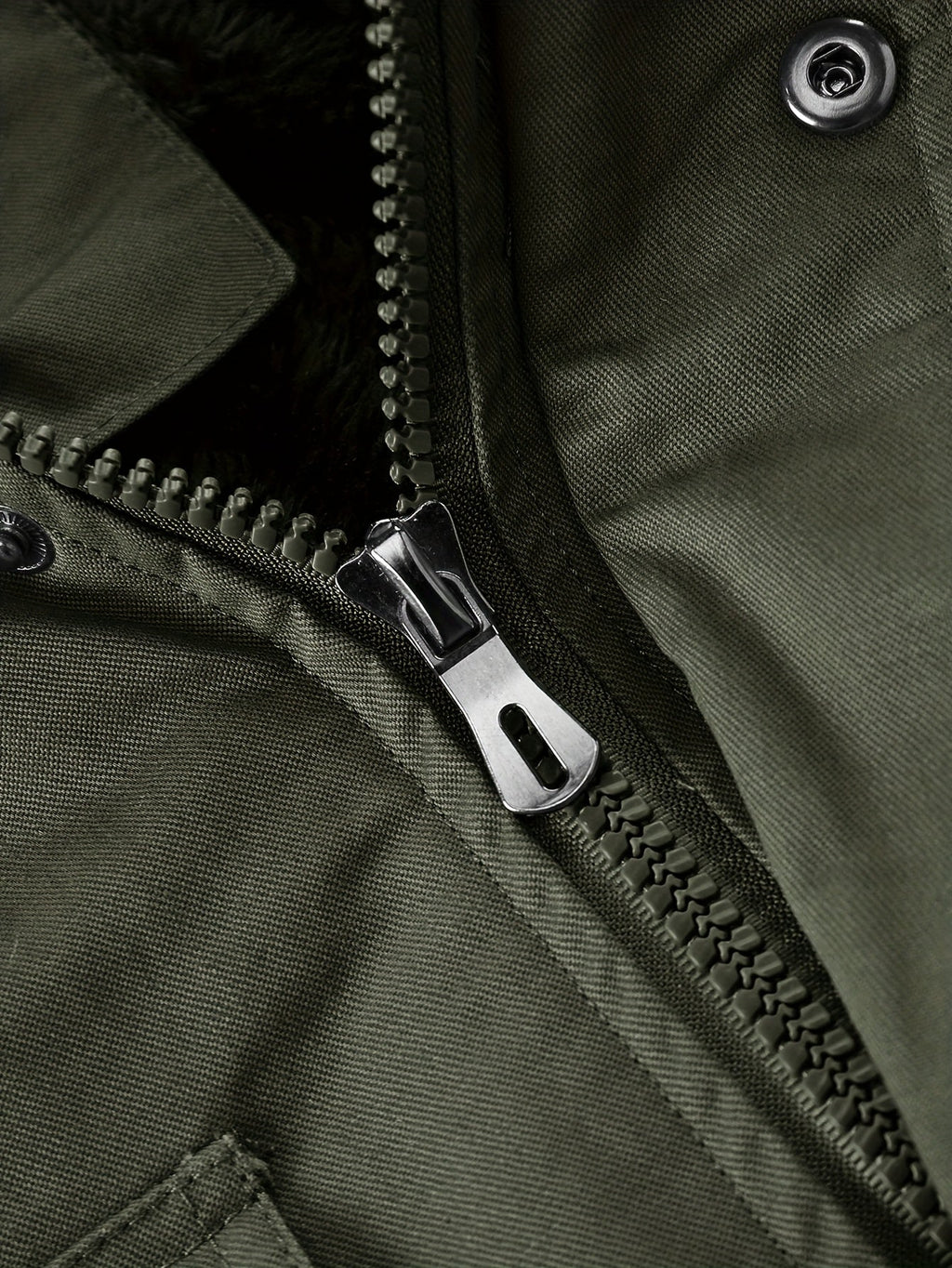 Men's Hooded Fleece-Lined Jacket Multi-Pocket – Casual, Winter Outdoor